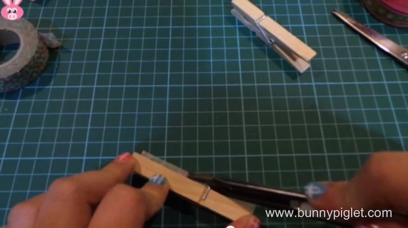 trim excess with pen knife 